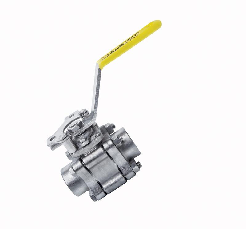 86A-105-01 SS 3-Piece Ball Valve 1"