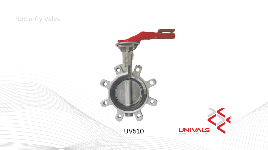 UV510 Centric Rubber Lined Butterfly Valve