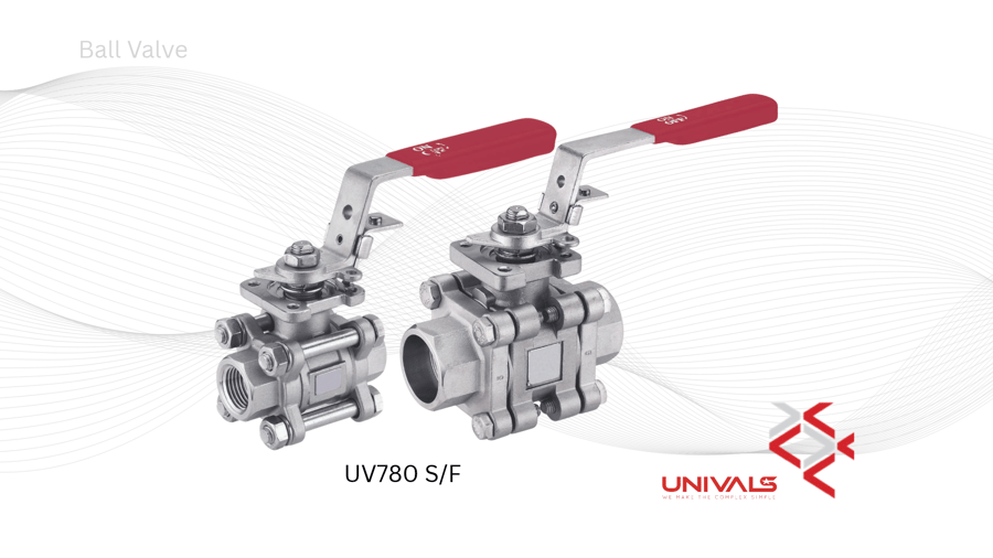 UV780S/F 3-Piece Ball Valve