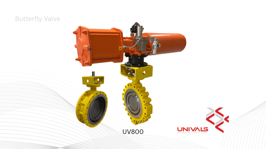 UV800 Triple Offset Butterfly Valve